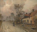 La Route Nationale à Samer - Jean-Charles Cazin — weergave van het kunstwerk