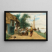 Een daad van vriendelijkheid - Jean-Charles Meissonier — ingelijst kunstwerk aan de muur