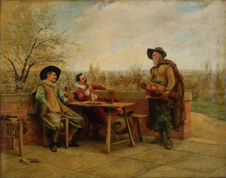 Jean Charles Meissonier - Springtime On The Terrace.webp