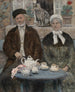 Thee in de namiddag - Jean François Raffaëlli — weergave van het kunstwerk