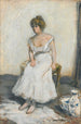 Vrouw bij haar toilette - Jean François Raffaëlli — weergave van het kunstwerk