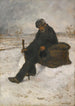 Le cheminot dans la neige - Jean François Raffaëlli — weergave van het kunstwerk