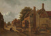 Le Kalvermarkt in Den Haag - Jean François Valois — weergave van het kunstwerk