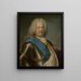 Portrait of Stanislas Leszczynski 1677-1766 - Jean Girardet — framed artwork on a wall