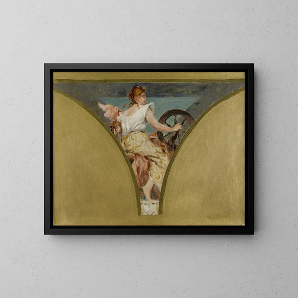 La Tapisserie - Jean Joseph Weerts — framed artwork on a wall