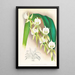 Angraecum eburneum var superbum - Jean Jules Linden — ingelijst kunstwerk aan de muur