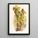 Oncidium Limminghei - Jean Jules Linden — ingelijst kunstwerk aan de muur