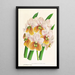 Vanda Sanderiana var Labello Viridi - Jean Jules Linden — ingelijst kunstwerk aan de muur