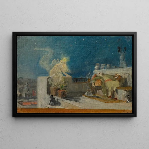 Sketch for The Oriental Dream - Jean Lecomte du Nouÿ — framed artwork on a wall