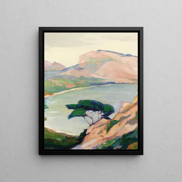 Côte du Carmel - Jean Mannheim — ingelijst kunstwerk aan de muur