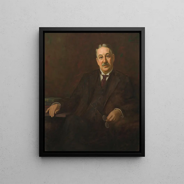 King Camp Gillette - Jean Mannheim — ingelijst kunstwerk aan de muur