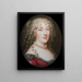 Françoise Athénaïs de Rochechouart 1641-1707 markiezin de Montespan - Jean Petitot — ingelijst kunstwerk aan de muur
