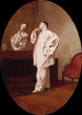 Le Mime Charles Deburau 1829-1873 en costume de Pierrot - Jean Pezous — weergave van het kunstwerk