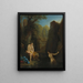 Diane en een nimf in bad - Jean Raoux — ingelijst kunstwerk aan de muur