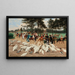 L'Après-Midi du Dimanche au Jardin d'Acclimatation - Jean Richard Goubie — ingelijst kunstwerk aan de muur