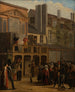 La Parade de Bobèche et Galimafré boulevard du Temple - Jean Roller — weergave van het kunstwerk