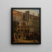 La Parade de Bobèche et Galimafré boulevard du Temple - Jean Roller — ingelijst kunstwerk aan de muur