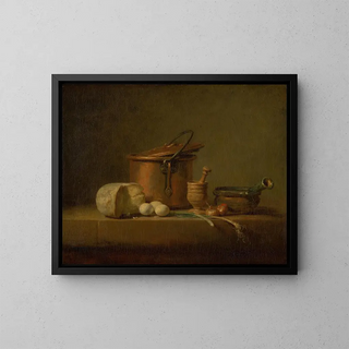 Jean Simon Chardin - Still Life with Copper Pot Cheese and Eggs.webp