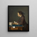 The card castle - Jean Siméon Chardin — framed artwork on a wall