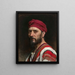 Portret van een man met tulband - Jean Syndon Faurie — ingelijst kunstwerk aan de muur