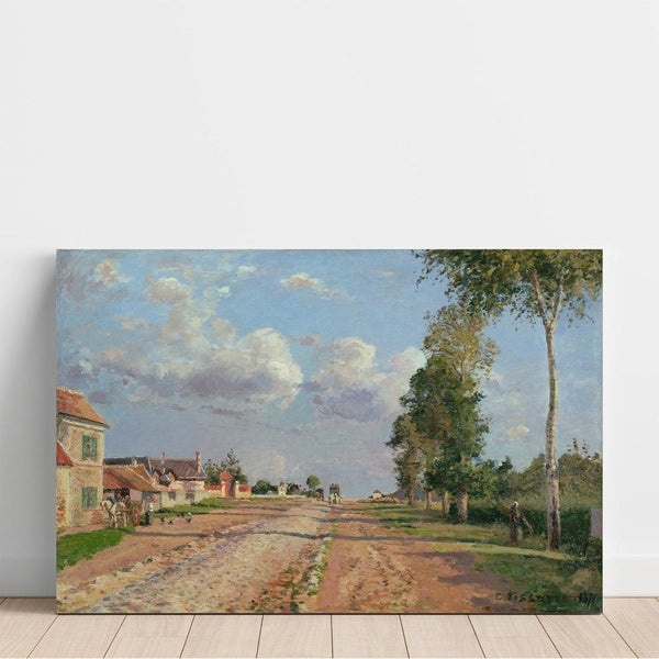 Reproductie van het schilderij Jeanne Pissarro genaamd Cocotte, Leesend - Camille Pissarro