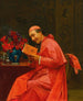 Een leuke leeservaring - Jehan Georges Vibert — weergave van het kunstwerk