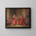 Discussie vriendschappelijk tussen kardinalen - Jehan Georges Vibert — ingelijst kunstwerk aan de muur
