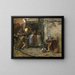 De verkoop van roerende goederen - Jehan Georges Vibert — ingelijst kunstwerk aan de muur
