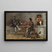 Reparaties in uitvoering - Jehan Georges Vibert — ingelijst kunstwerk aan de muur