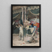 De menigte die de stierenvechters aanbidt - Jehan Georges Vibert — ingelijst kunstwerk aan de muur