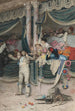 De menigte die de stierenvechters aanbidt - Jehan Georges Vibert — weergave van het kunstwerk
