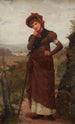 Promenade à la campagne - Jennie Augusta Brownscombe — weergave van het kunstwerk