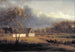 Storm brewing behind a farm in Zeeland - Jens Juel — artwork view
