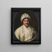 Cecilie Marie Elisabeth Schouw f. Bagge Poul Johan Schouws hustru - Jens Juel — framed artwork on a wall