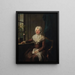 Comtesse Anna Joachim Danneskiold-Laurvigen née Ahlefeldt - Jens Juel — framed artwork on a wall
