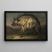 Hyène dans la ménagerie près du château de Frederiksberg - Jens Juel — ingelijst kunstwerk aan de muur