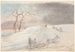 Sledge in Frost - Jens Juel — artwork view