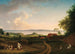 Landschapschilderij aan de waterkant - Jens Juel — weergave van het kunstwerk