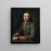 Peder Rahr, merchant in Ribe - Jens Juel — framed artwork on a wall