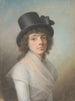 Portrait Painting of Petronella Cornelia Rømeling - Jens Juel — artwork view