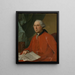 Portrait Painting of Lauritz Christian Steen - Jens Juel — framed artwork on a wall