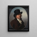 Poul Johan Schouw Director of the Osindien - Jens Juel — framed artwork on a wall