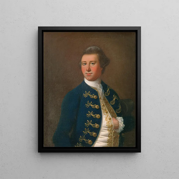 John Dart - Jeremiah Theus — framed artwork on a wall