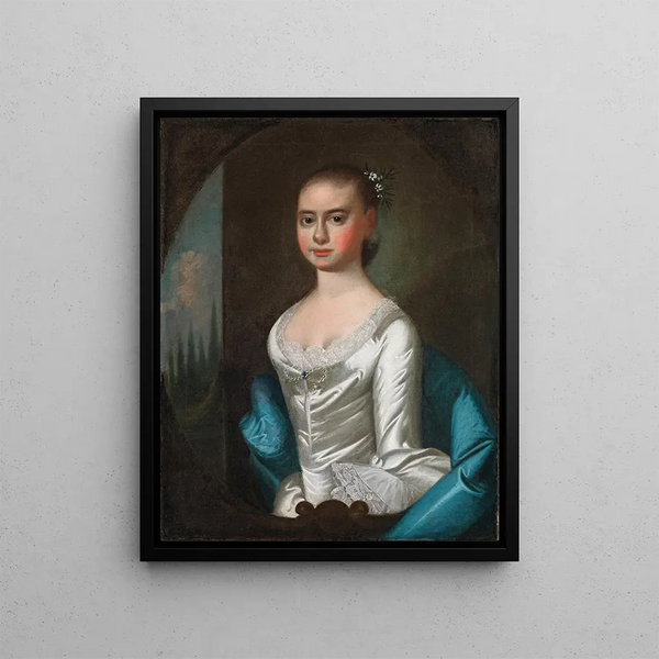 Polly Ouldfield de Winyah - Jeremiah Theus — framed artwork on a wall