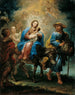De vlucht naar Egypte - Jerónimo Ezquerra — weergave van het kunstwerk