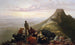 La fête tardive sur Mansfield Mountain - Jerome Thompson — weergave van het kunstwerk