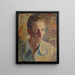 Zelfportret - Jerry Bywaters — ingelijst kunstwerk aan de muur