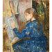 Reproductie van het schilderij Jong meisje schrijvend - Berthe Morisot