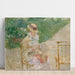 Reproductie van het schilderij Jong meisje met breiwerk - Berthe Morisot