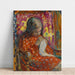 Reproductie van het schilderij Jong meisje dat naait - Henri Lebasque